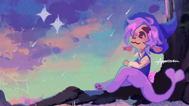 Illustration: The Meteor Shower, ft. Pho of Tuna & Pho: The Land of Colors