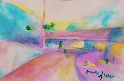 Roads & Bridges watercolor, 2023